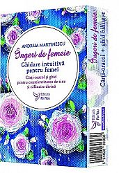Îngeri de femeie  - ghidare intuitivă pentru femei - set ghid + 21 cărţi-oracol bilingve 