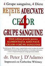 Reţete adecvate celor 4 grupe sanguine - ghid culinar practic pentru Alimentaţia adecvată celor 4 grupe sanguine