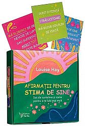 Afirmaţii pentru stima de sine  - set de 26 cartoline şi carte 