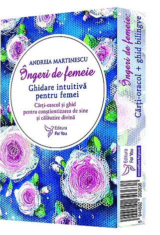 Îngeri de femeie  - ghidare intuitivă pentru femei - set ghid + 21 cărţi-oracol bilingve  (1)