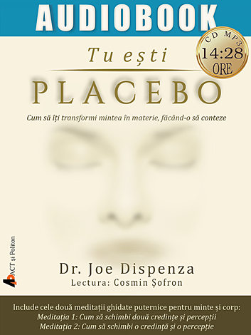 Tu eşti placebo - CD  - cde MP3 cu durata: 14 ore şi 28 de minute 